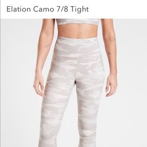 NWOT Camo Elation 7/8 Tight